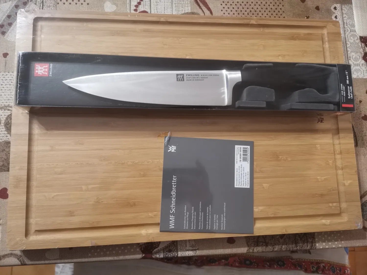 Zwilling Four Star coltello da chef 20 cm acciaio forgiato
