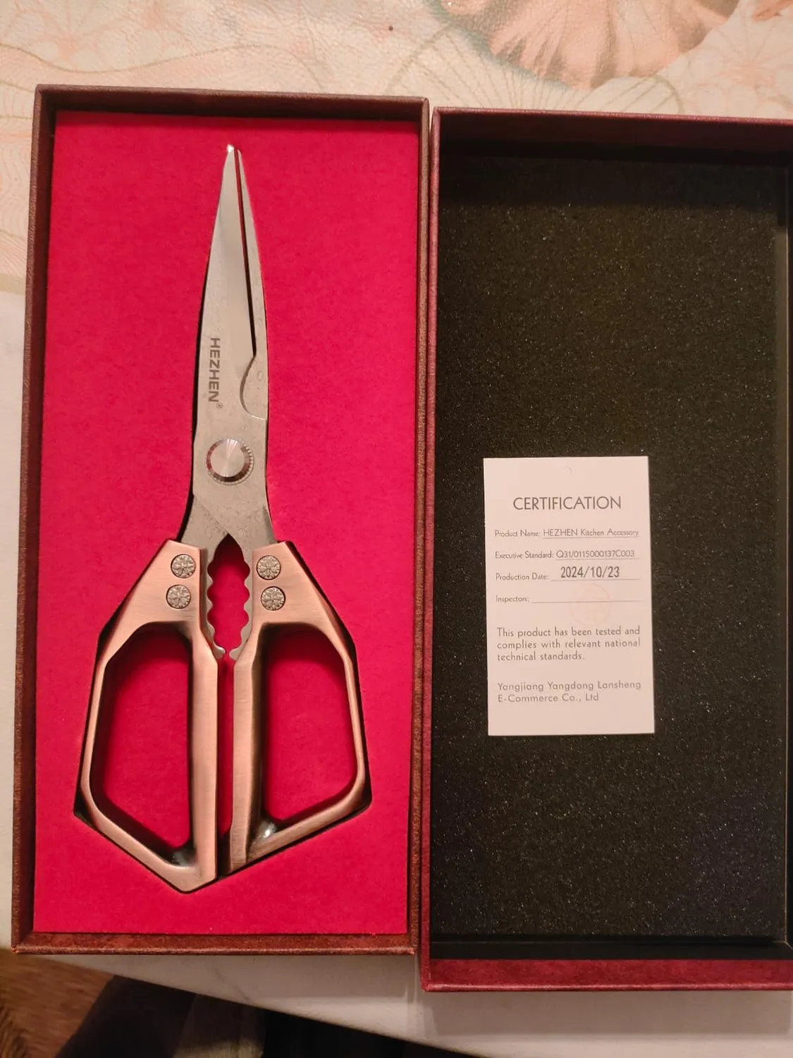 Hezhen forbici cucina damasco 110 strati