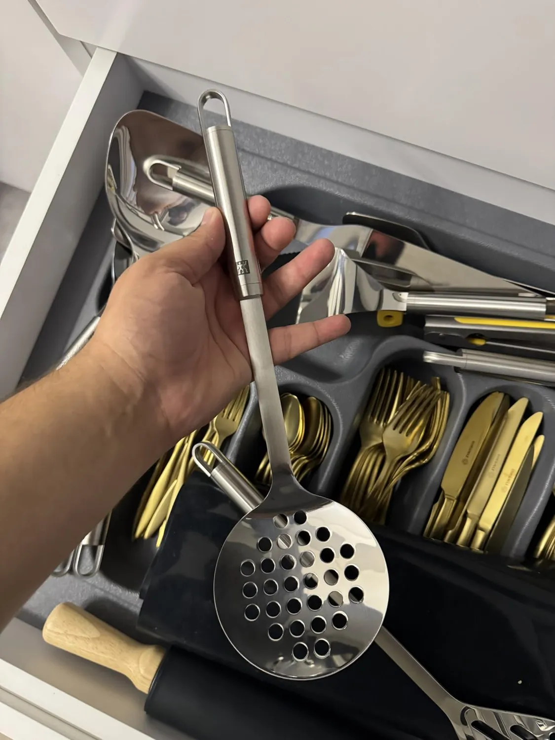 Zwilling Pro schiumarola 33 cm 37160-004 acciaio inox