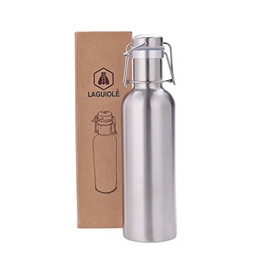 Laguiole 40268890 borraccia 800 ml acciaio argento