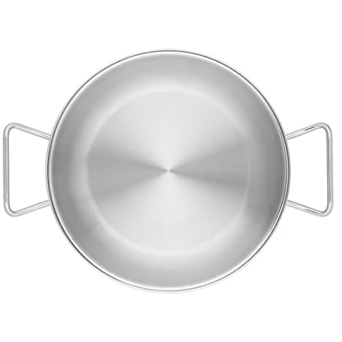 Zwilling Pro wok 30 cm rotondo acciaio inox fondo triplo