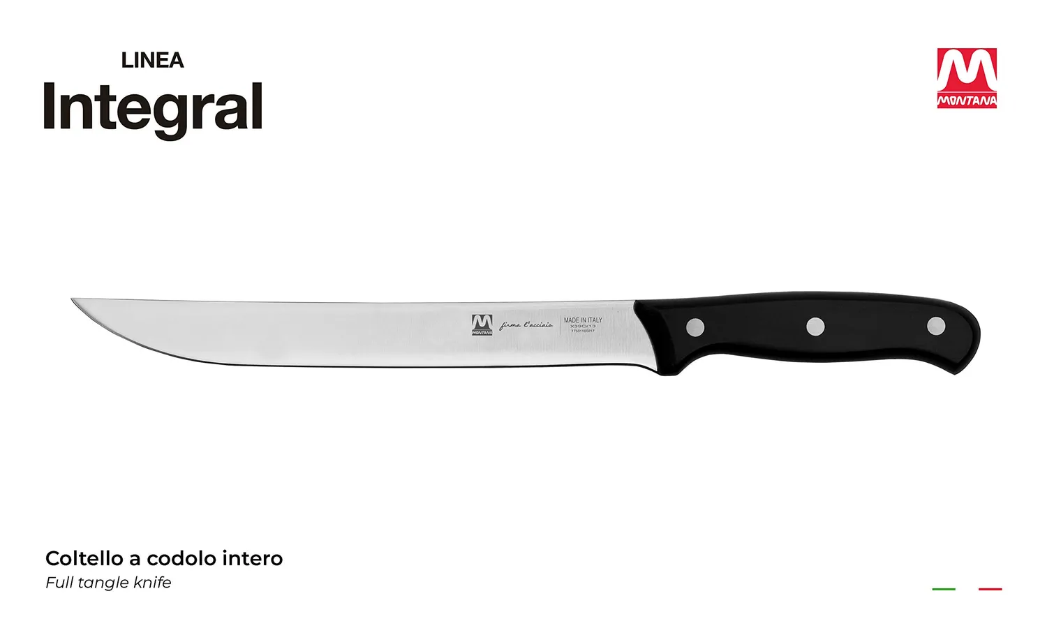 Montana Blu Integral coltello arrosto 23 cm inox