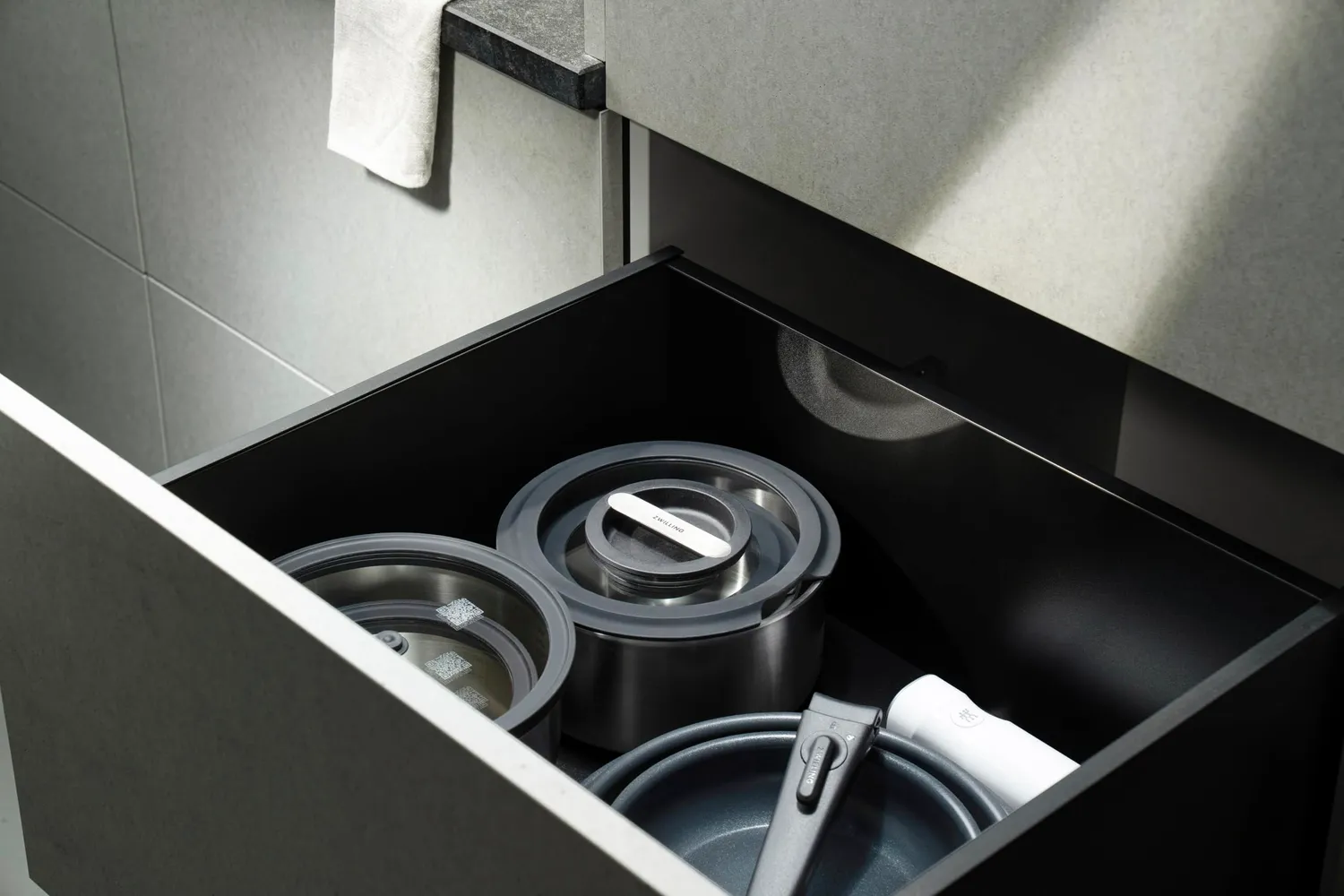 Zwilling Unlock Set 5 Pezzi Pentole Inox