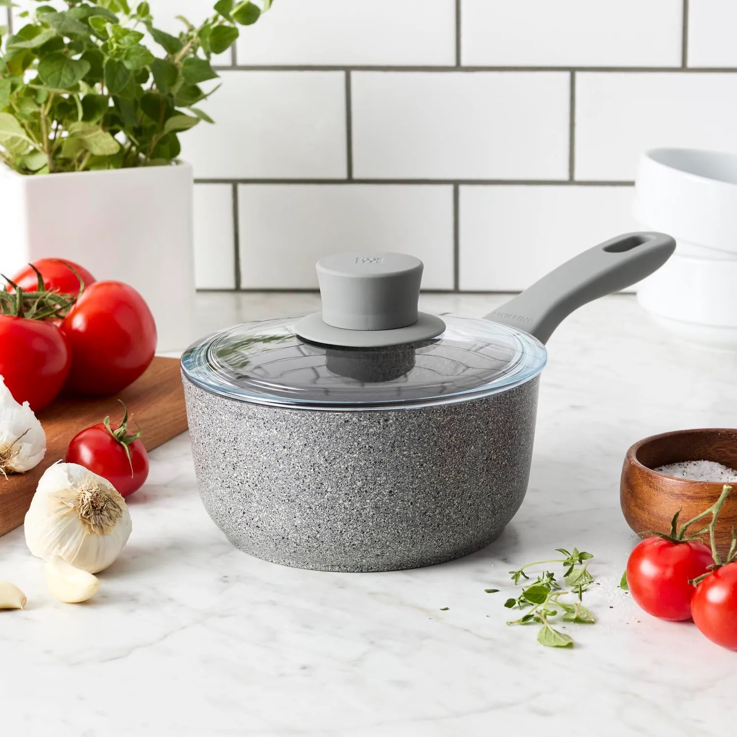 Zwilling Parma Plus 1,5 qt casseruola coperchio antiaderente
