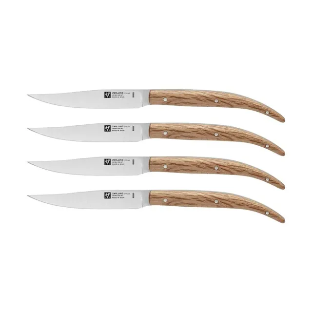 Zwilling Set Coltelli da Bistecca 4 Pezzi Lama Liscia