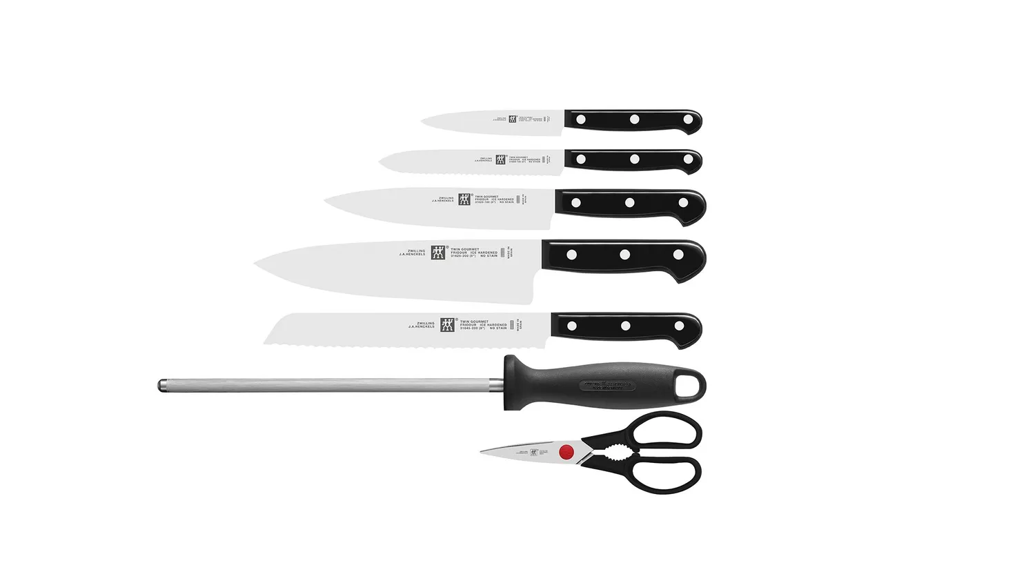 Zwilling Twin Gourmet 31673 ceppo coltelli 8 pezzi bambù