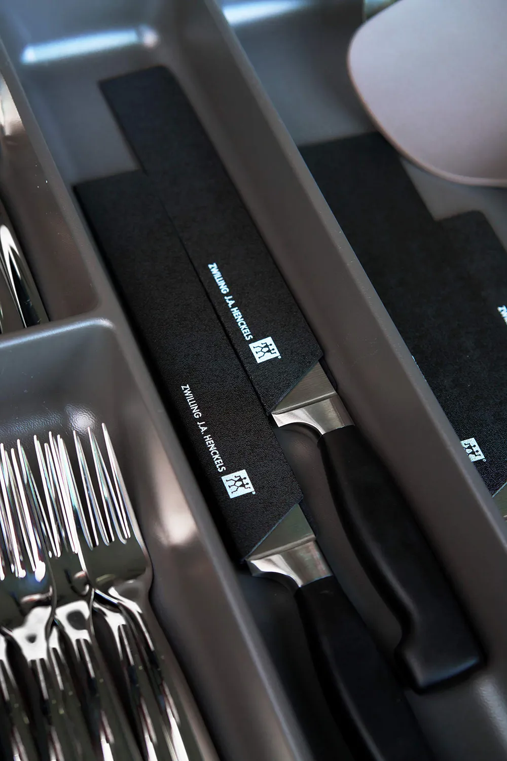 Zwilling fodero coltelli nero plastica lama fino 13 cm