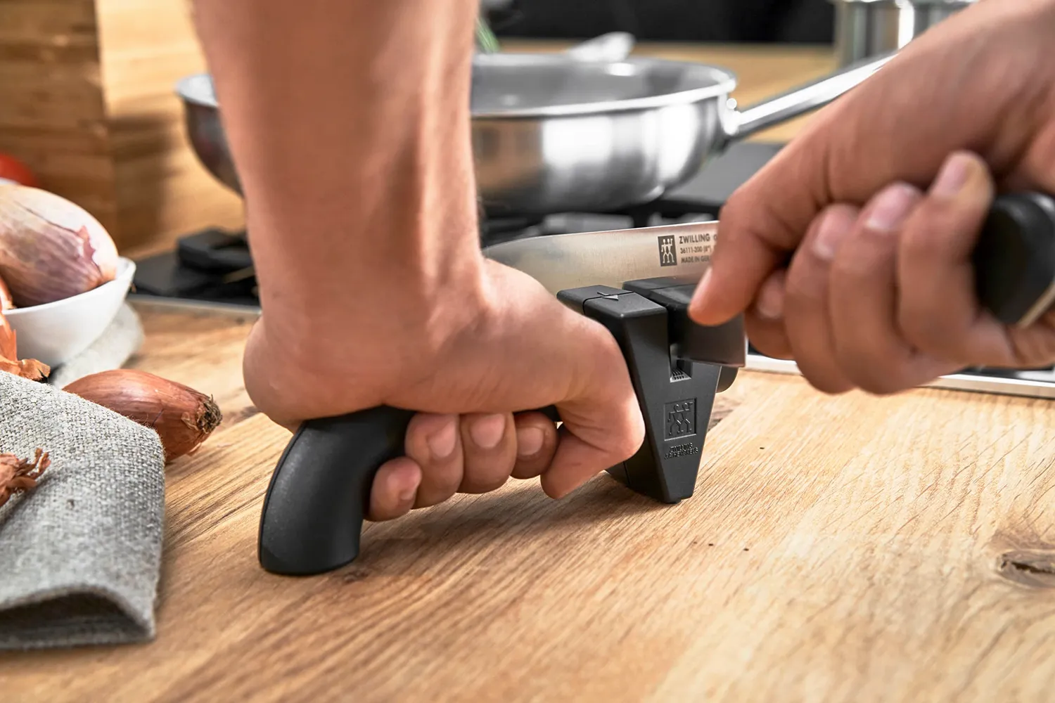 Zwilling Twin Sharp 32591 affilacoltelli manuale nero