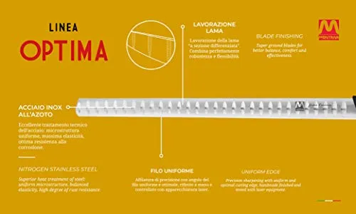 Montana Optima coltello salmone alveolato 28 cm