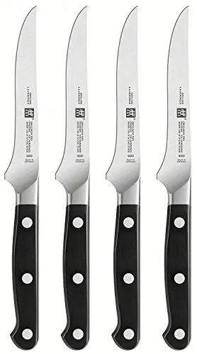 Zwilling set 4 coltelli bistecca 38430-002 manico tre rivetti