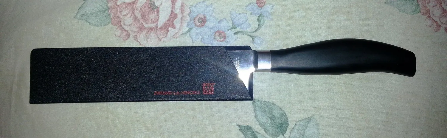 Zwilling fodero coltelli nero plastica lama fino 13 cm