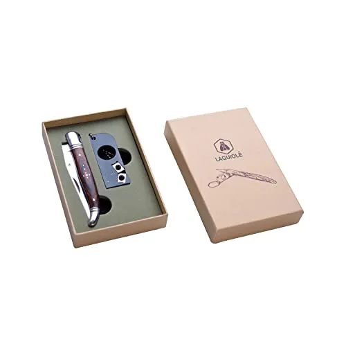 Laguiole en Aubrac L'Eclair coltellino tascabile legno lama 9,5 cm