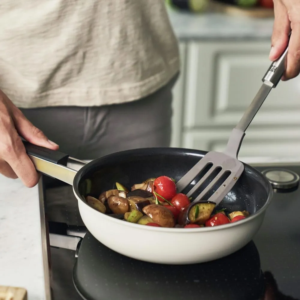Zwilling Pure padella ceramica avorio bianco acciaio