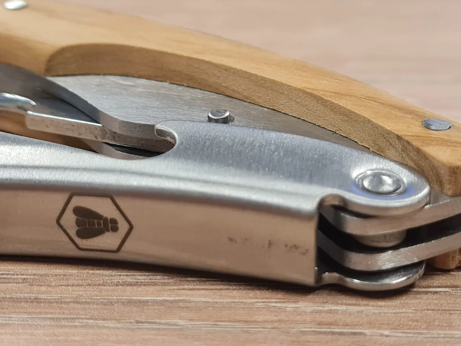 Laguiole Sommelier Cavatappi Legno Ulivo Scatola Regalo