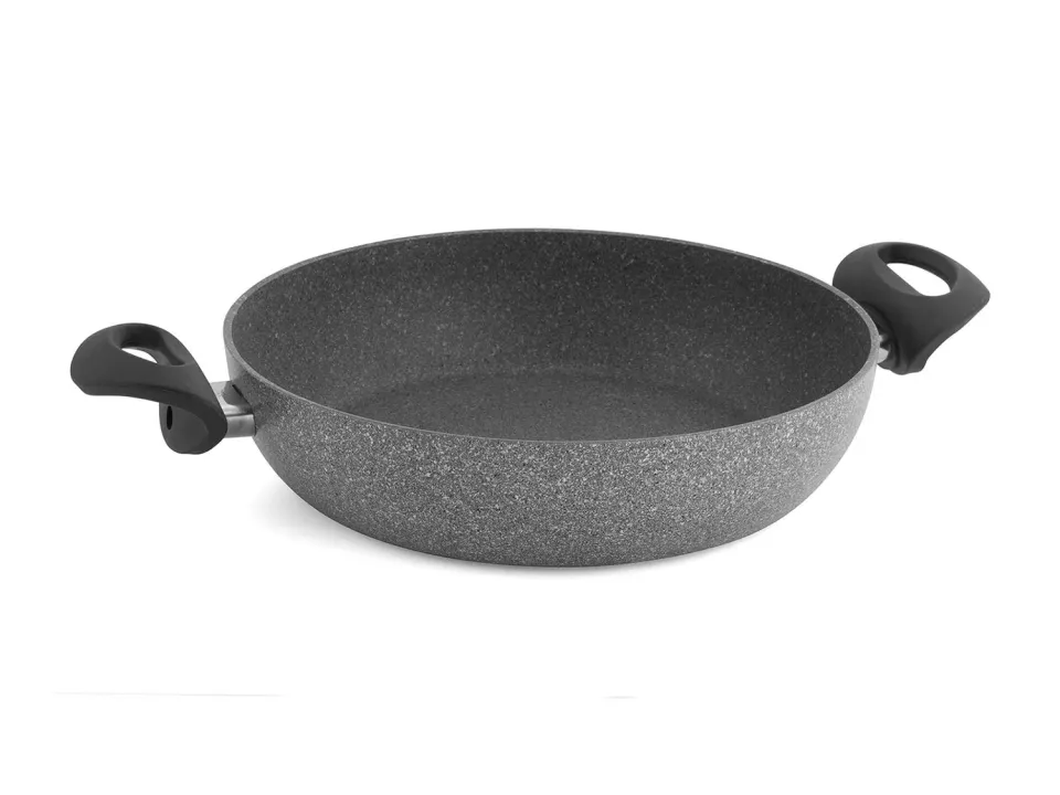 Ballarini Cortina Granitium tegame 2 maniglie 24 cm induzione