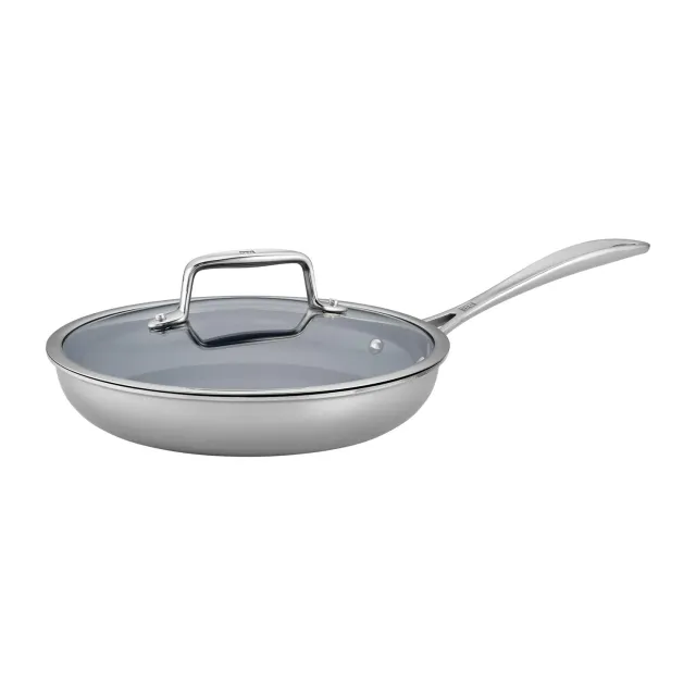 Zwilling Clad CFX Set Padelle Ceramica 2 Pezzi Coperchio