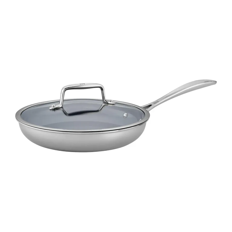 Zwilling Clad CFX Set Padelle Ceramica 2 Pezzi Coperchio