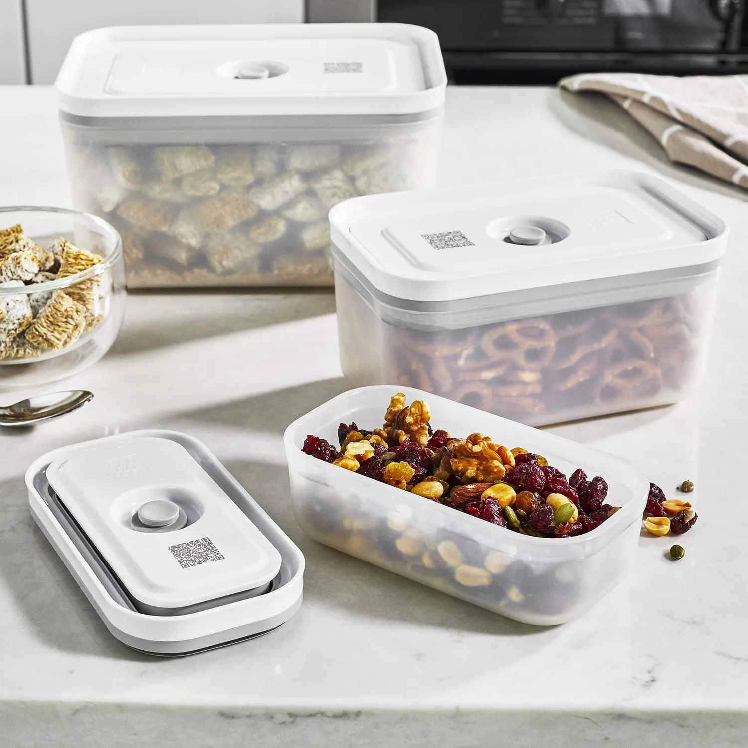 Zwilling Fresh & Save Contenitori Sottovuoto S M L 3 Pezzi
