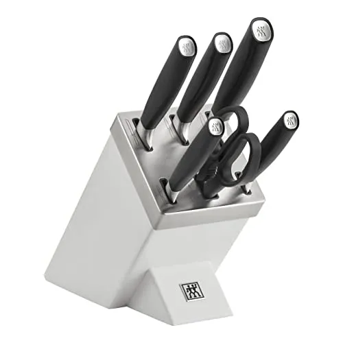 Zwilling All Star ceppo 7 pezzi bianco autoaffilante inox