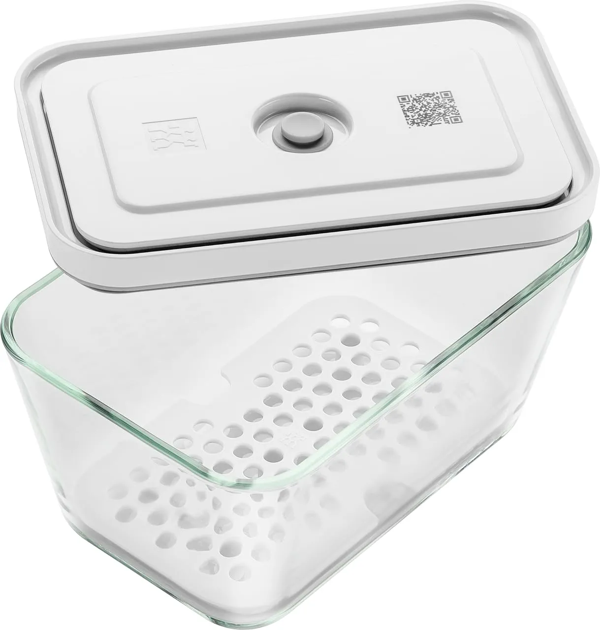 Zwilling Fresh & Save 2 vaschette vetro antigoccia bianche