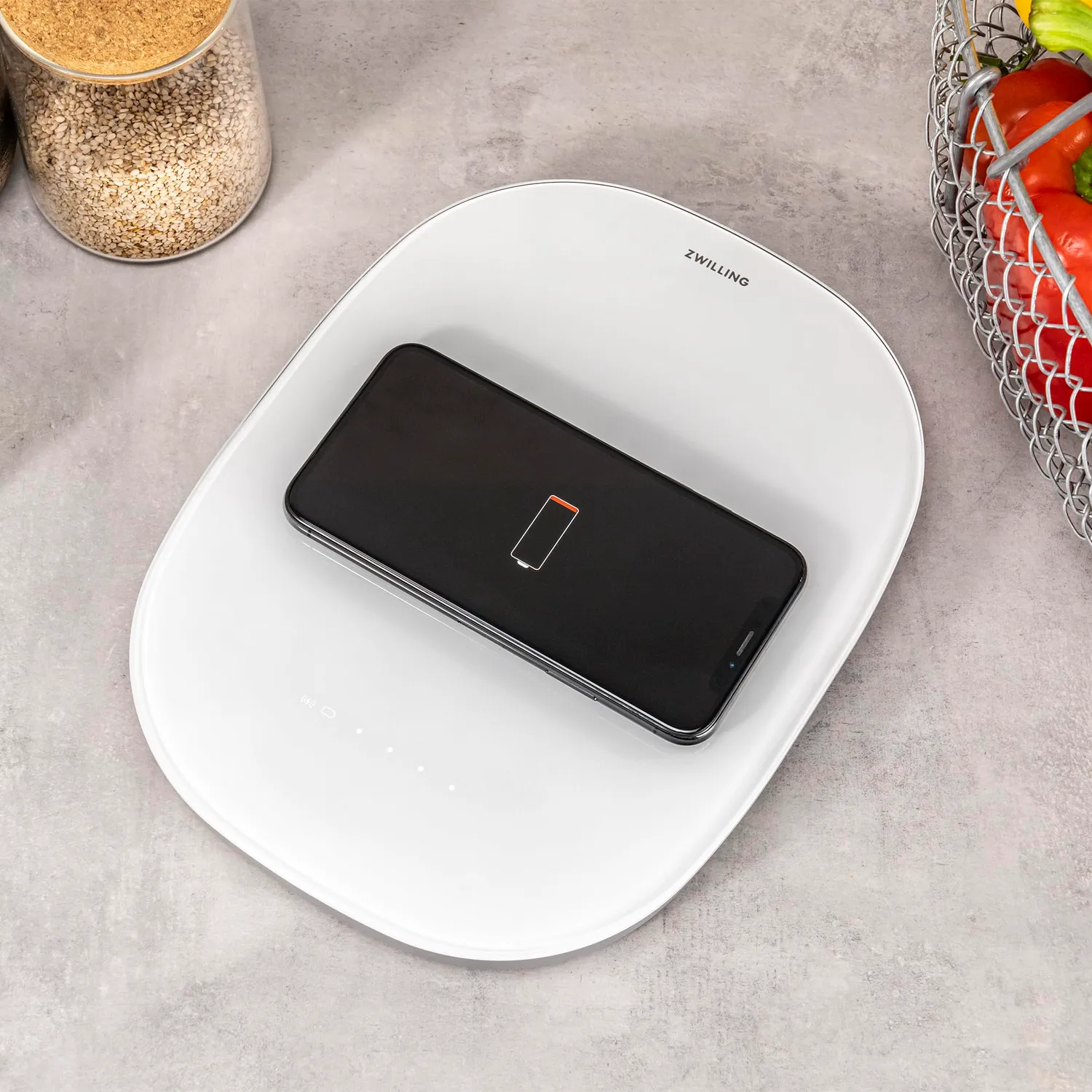 Zwilling Enfinigy bilancia cucina digitale 10 kg bianca