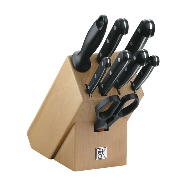Zwilling Twin Gourmet Ceppo Coltelli 9 Pezzi Legno Forgiato