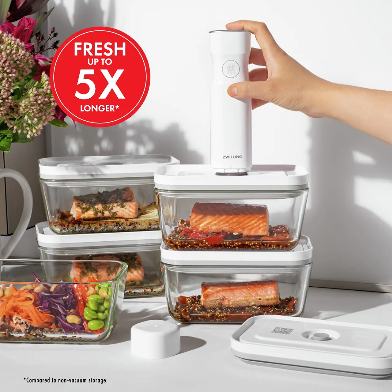 Zwilling Fresh & Save Contenitore Vetro Sottovuoto Media