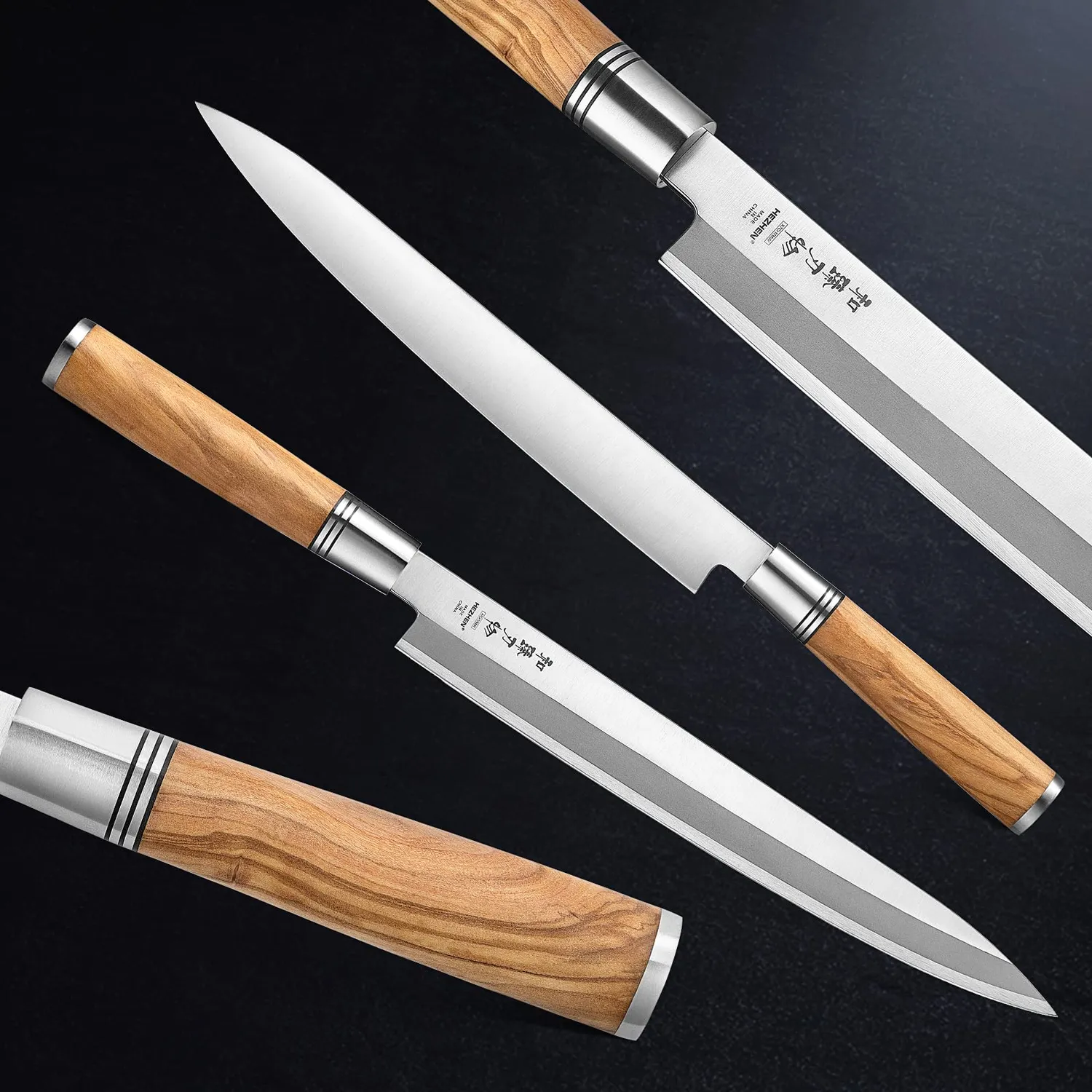 Hezhen Retro Yanagiba 27 cm Sashimi Filo Singolo