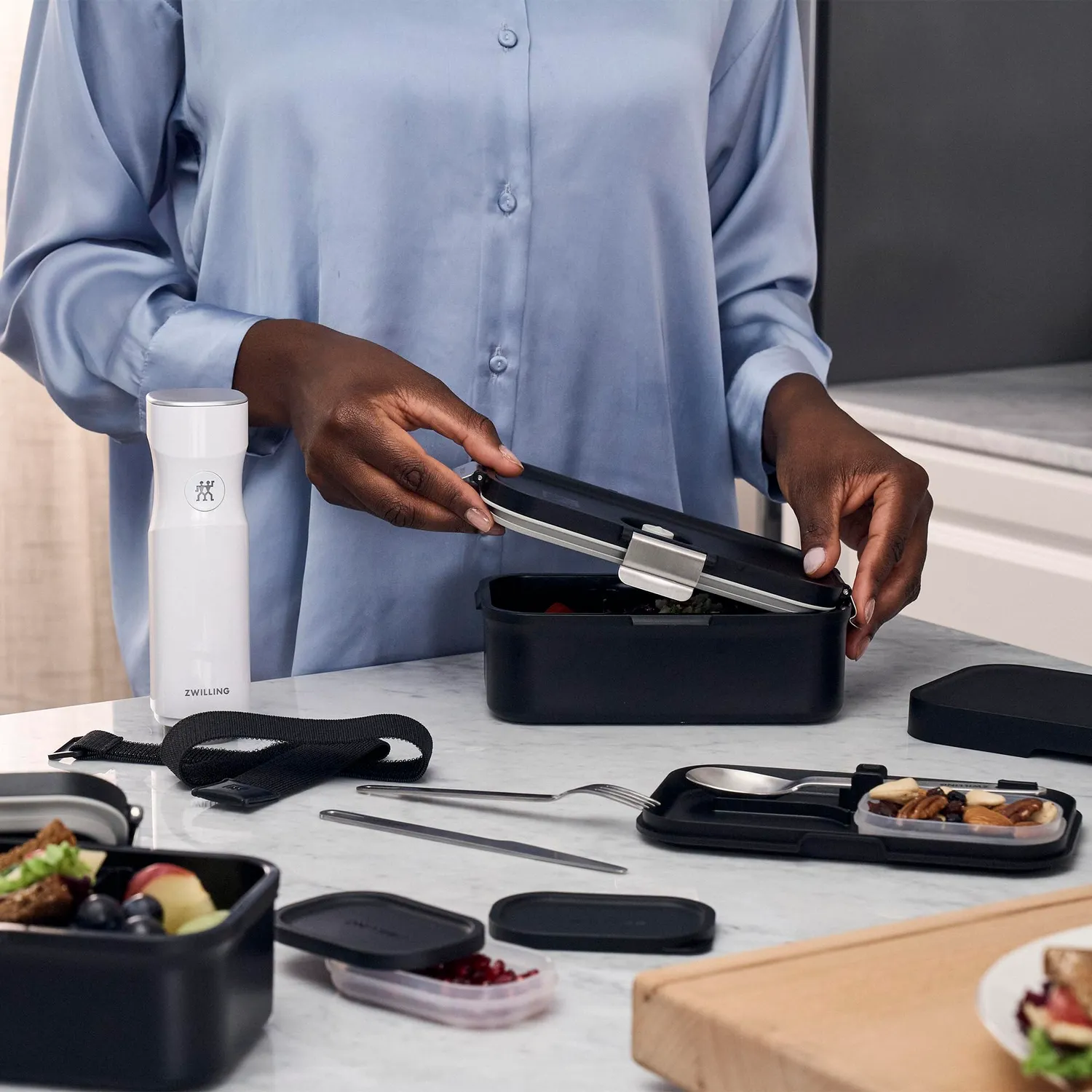 Zwilling Fresh & Save Lunch Box-to-Go portapranzo sottovuoto con posate