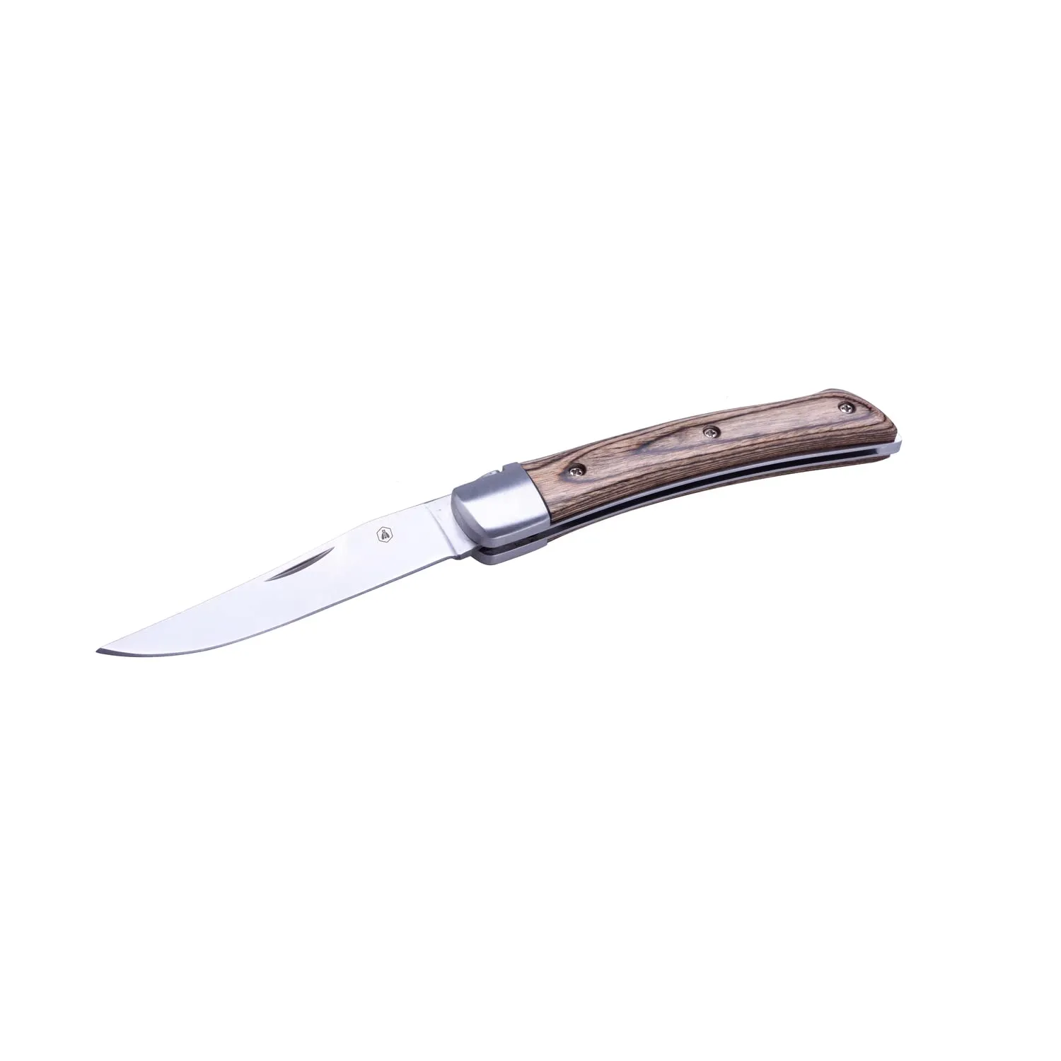 Laguiole en Aubrac coltello pieghevole rustico inox marrone