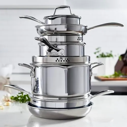 Zwilling Clad CFX set pentole antiaderenti 10 pezzi ceramica
