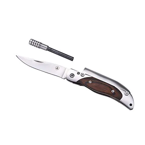 Laguiole en Aubrac coltellino tascabile 7 cm palissandro focaia
