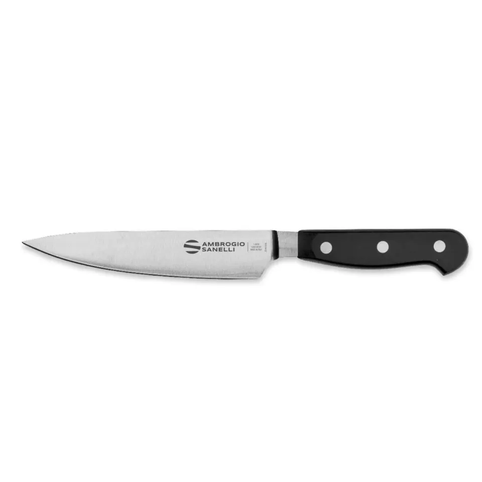 Sanelli Ambrogio Maitre trinciante cucina 16 cm acciaio azoto