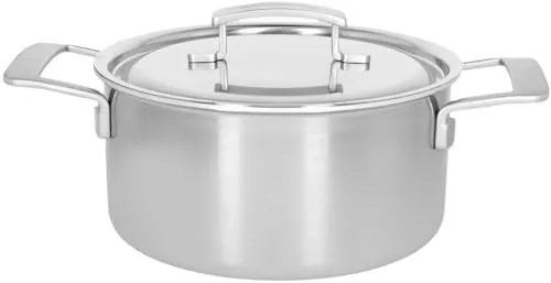 Demeyere Industry 5 pentola bassa 4 litri acciaio inox