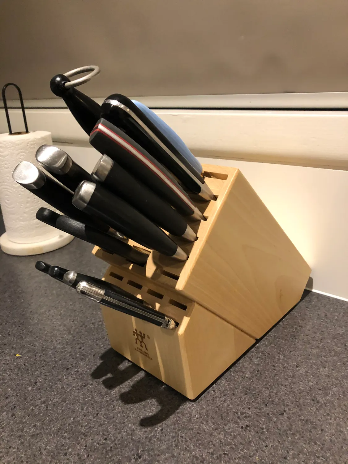 Zwilling ceppo portacoltelli 19 slot naturale legno