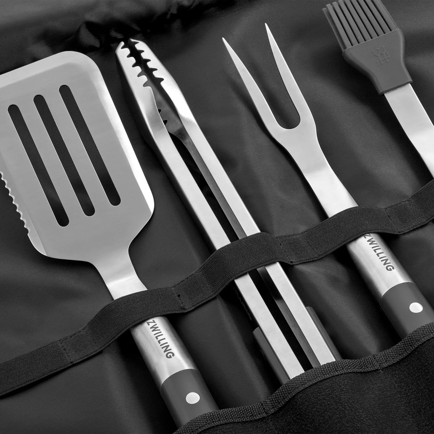Zwilling BBQ+ set utensili griglia 5 pezzi nero