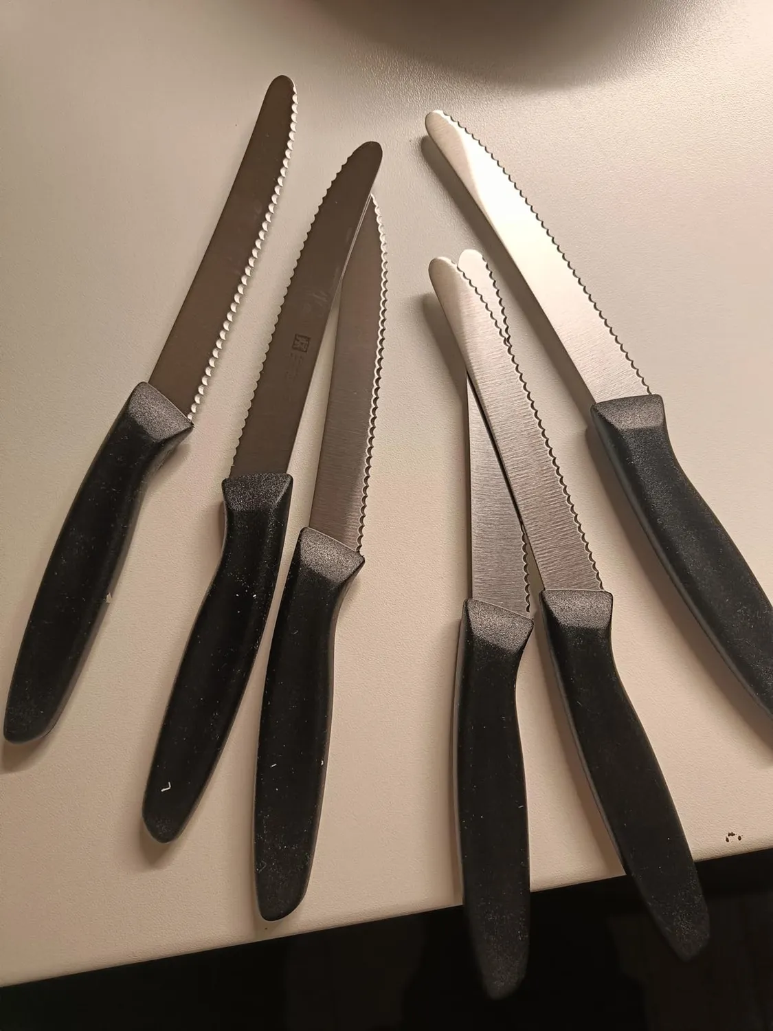 Zwilling Twin Grip set 6 coltelli cucina 12 cm plastica