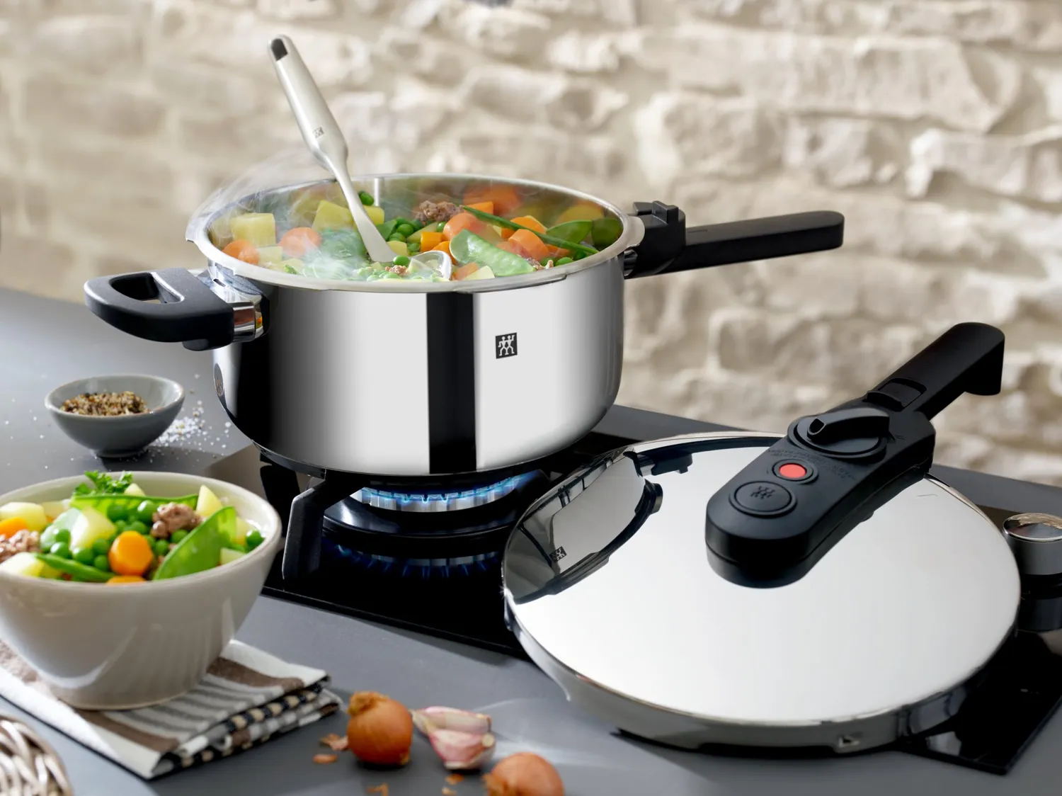 Zwilling EcoQuick II Pentola Pressione 22 cm 6 Litri Acciaio