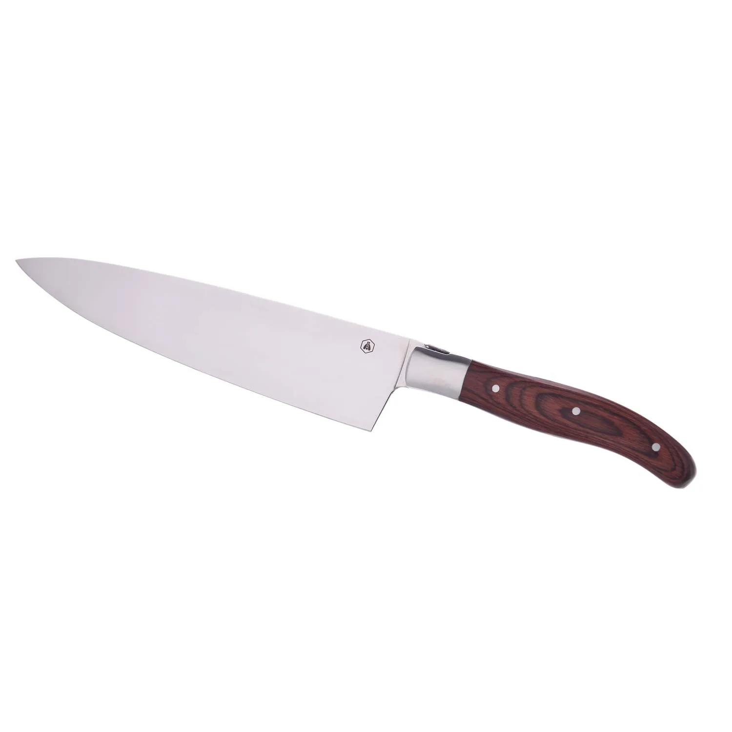 Laguiole en Aubrac ceppo 5 pezzi coltelli cucina legno hevea