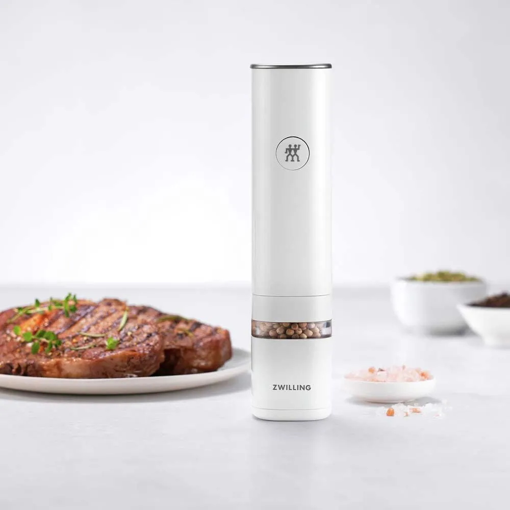 Zwilling Enfinigy Macina Spezie Elettrico Bianco USB Ceramica