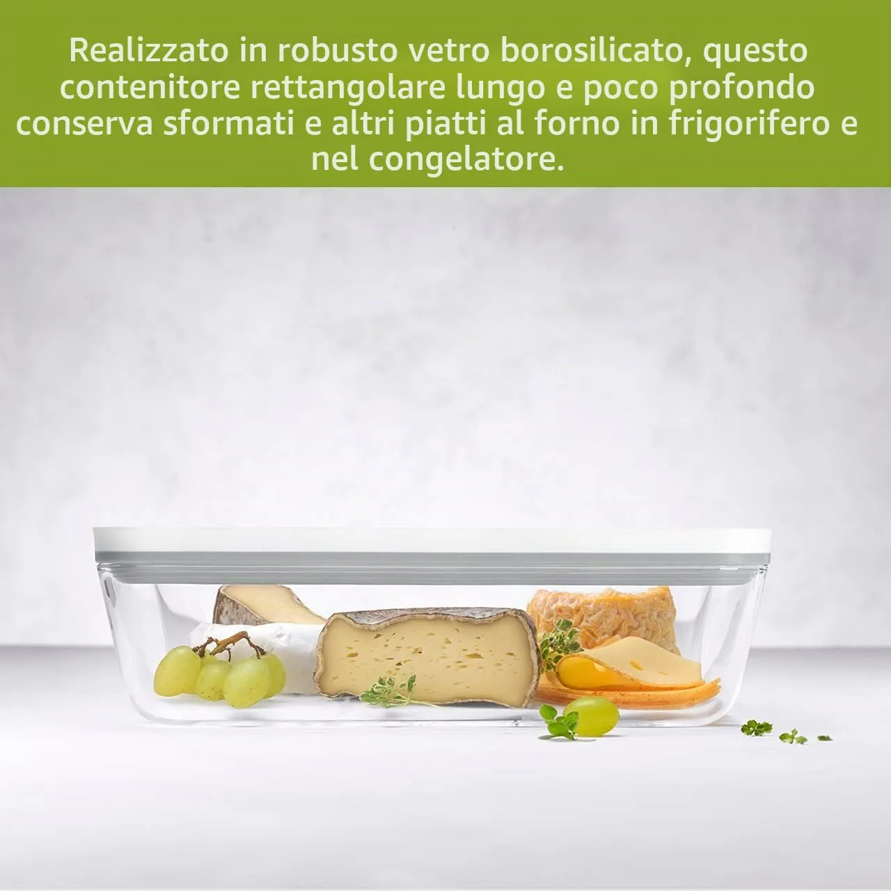 Zwilling Fresh & Save Contenitore Sottovuoto Vetro S Grigio