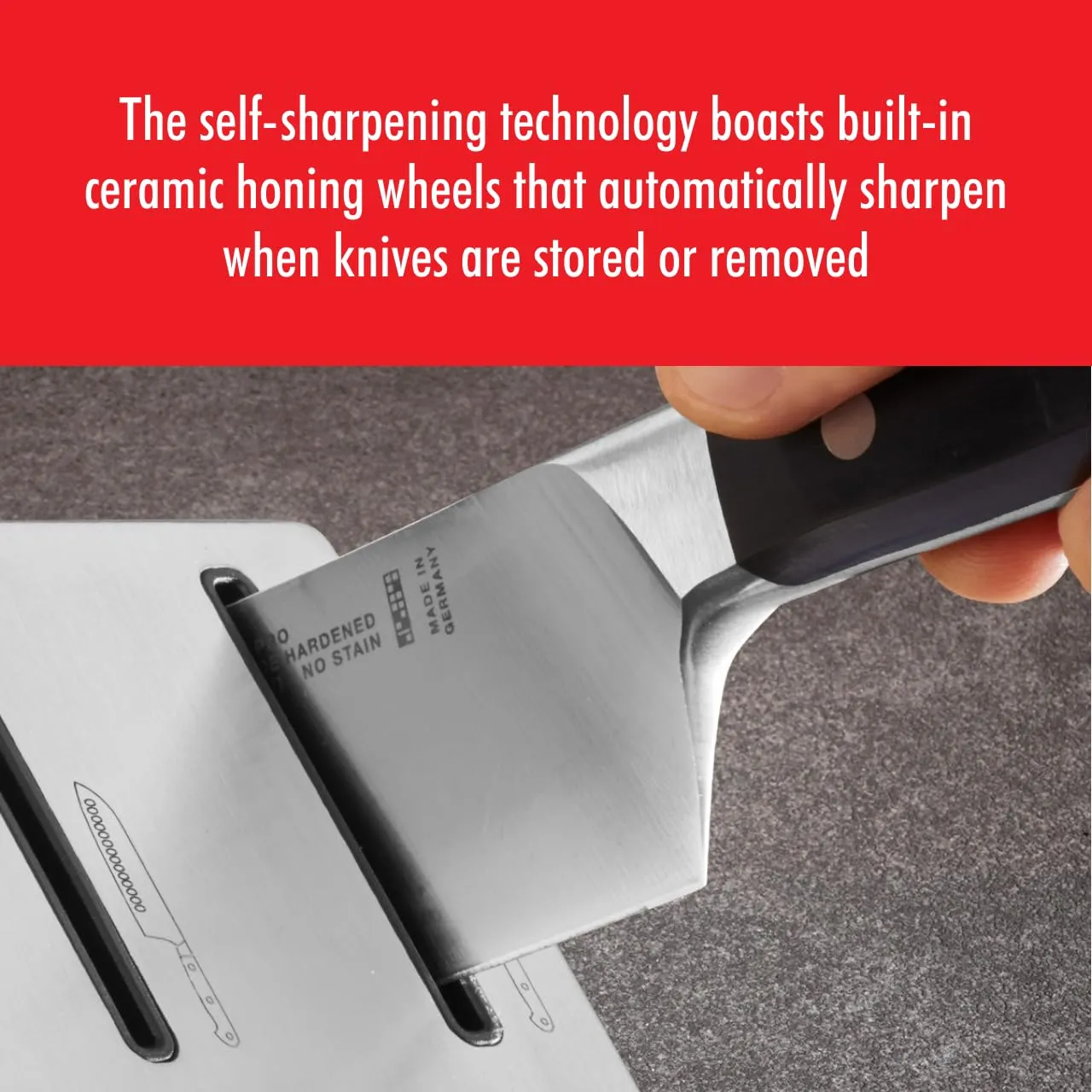 Zwilling Pro Set 7 Coltelli Autoaffilanti Inox