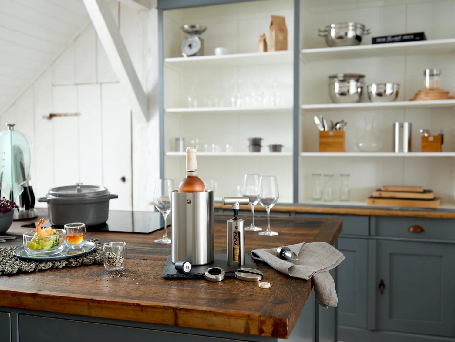 Zwilling Sommelier glacette vino acciaio doppia parete