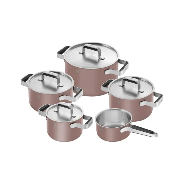 Zwilling Focus Set 5 Pezzi Pentole Inox Rosa