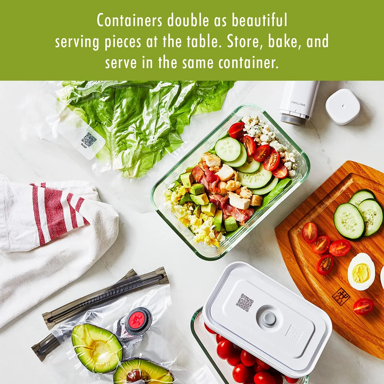 Zwilling Fresh & Save contenitore vetro piccolo sottovuoto