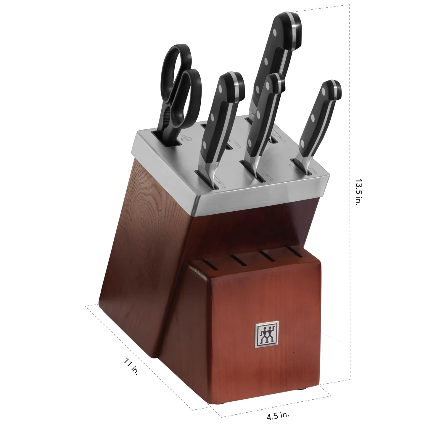 Zwilling Pro Set 7 Coltelli Autoaffilanti Inox