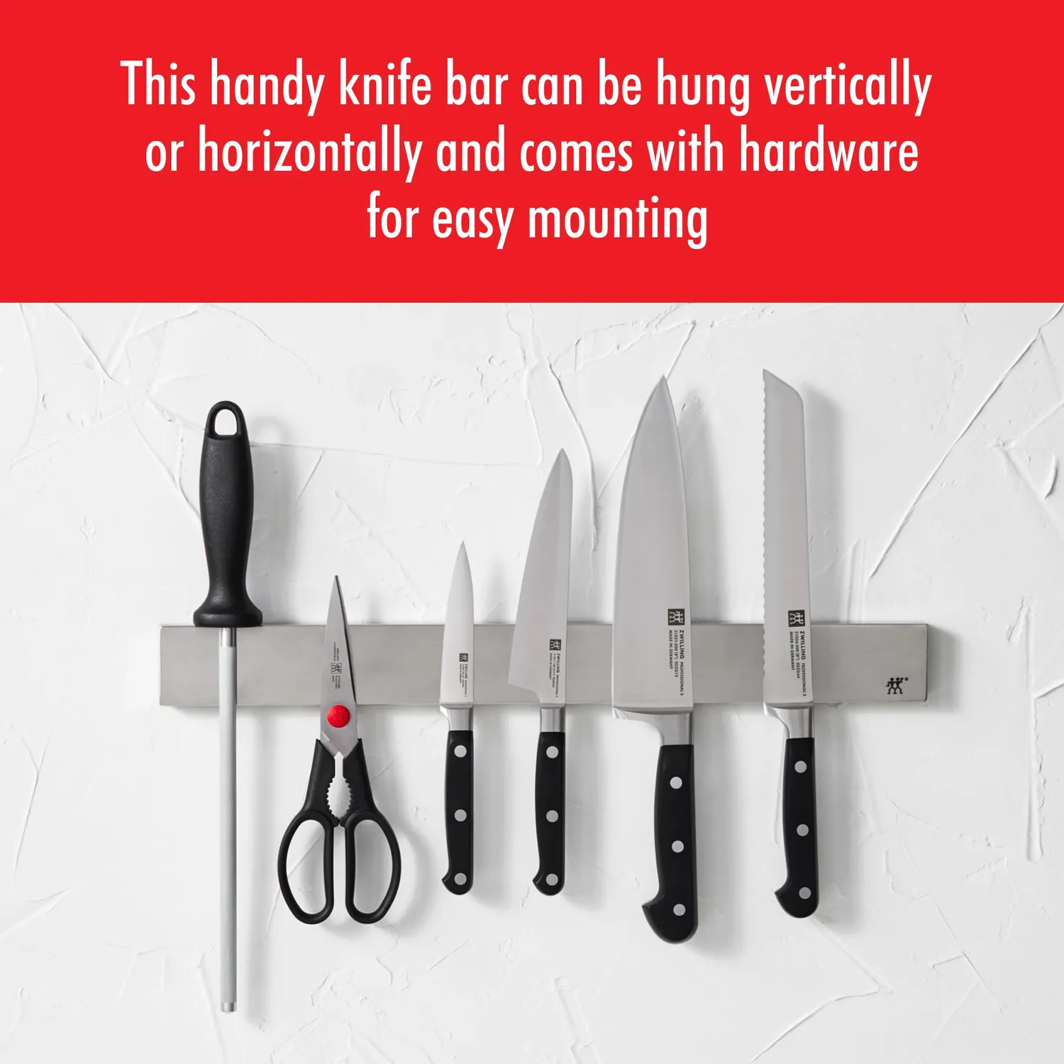 Zwilling Professional S set coltelli 7 pezzi barra magnetica