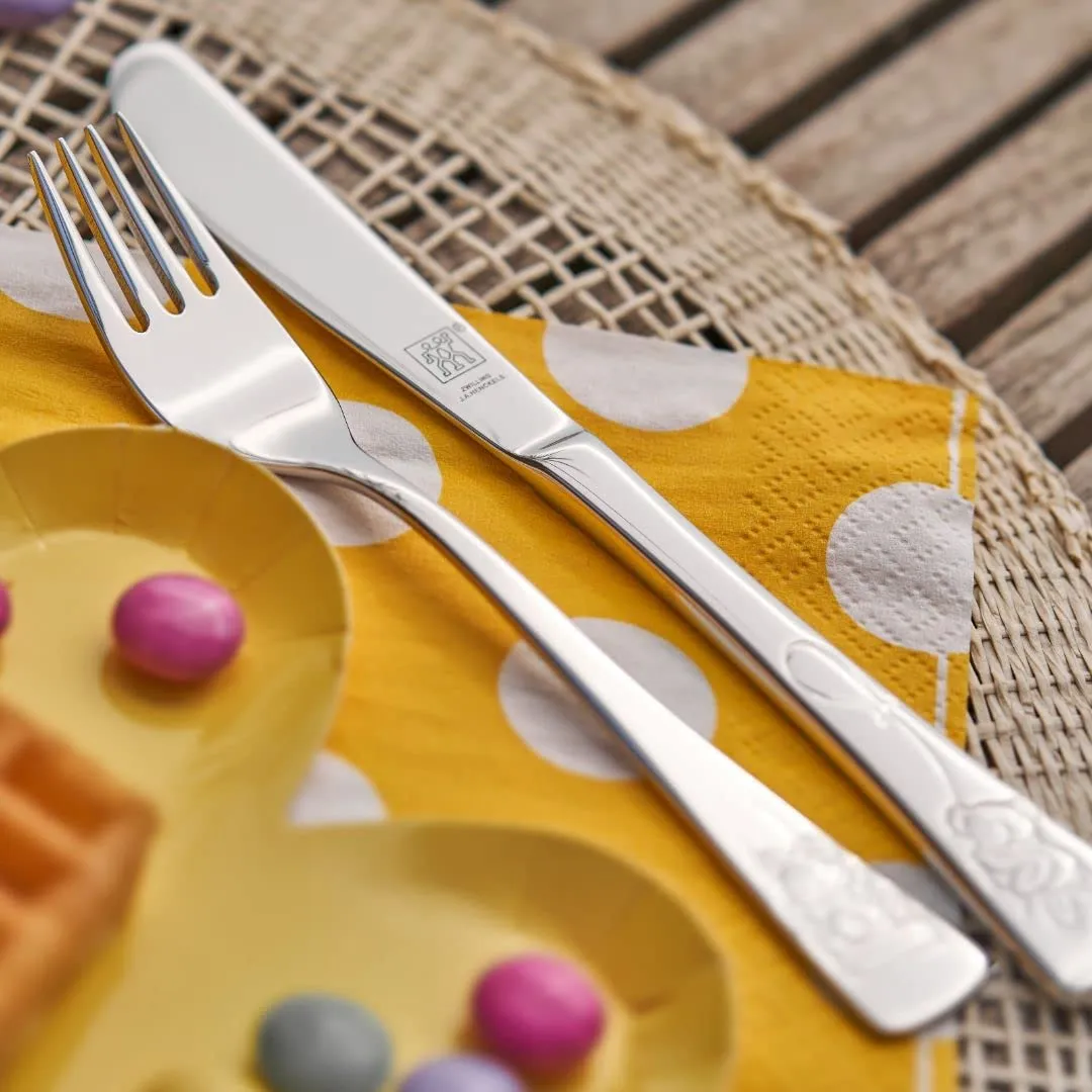 Zwilling Teddy set posate bambini 4 pezzi acciaio inox
