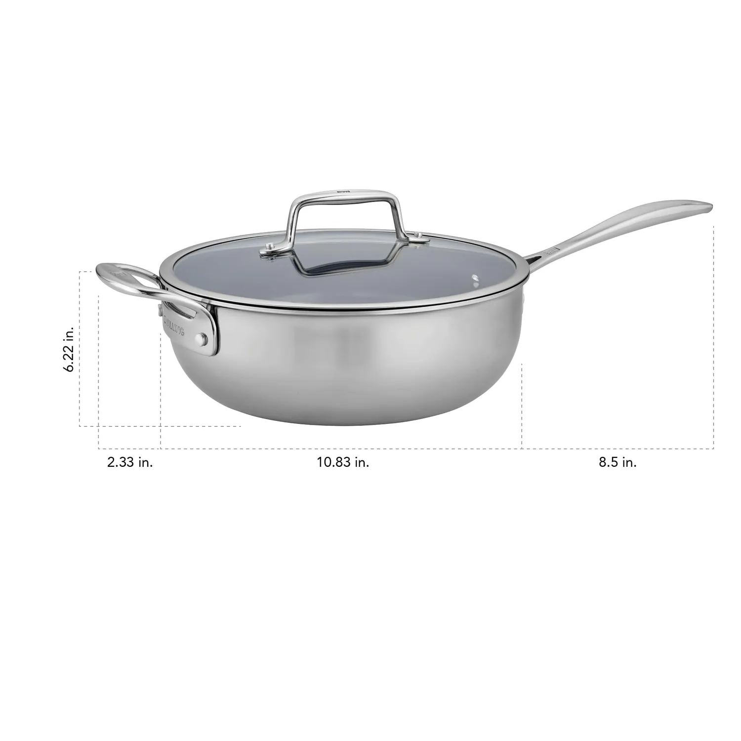 Zwilling Clad CFX padella ceramica antiaderente 4,5 qt