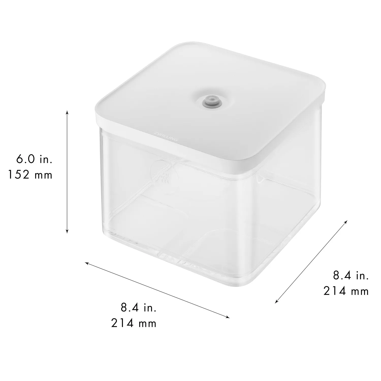 Zwilling Fresh & Save Cube Box contenitore sottovuoto 2 L